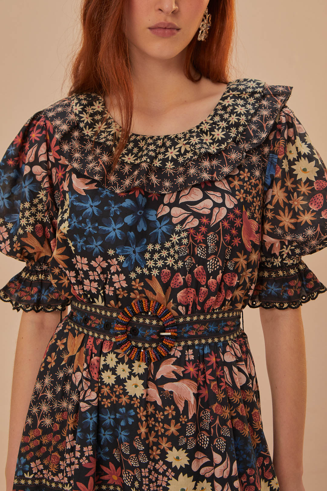 Jujus Garden Black Maxi Dress