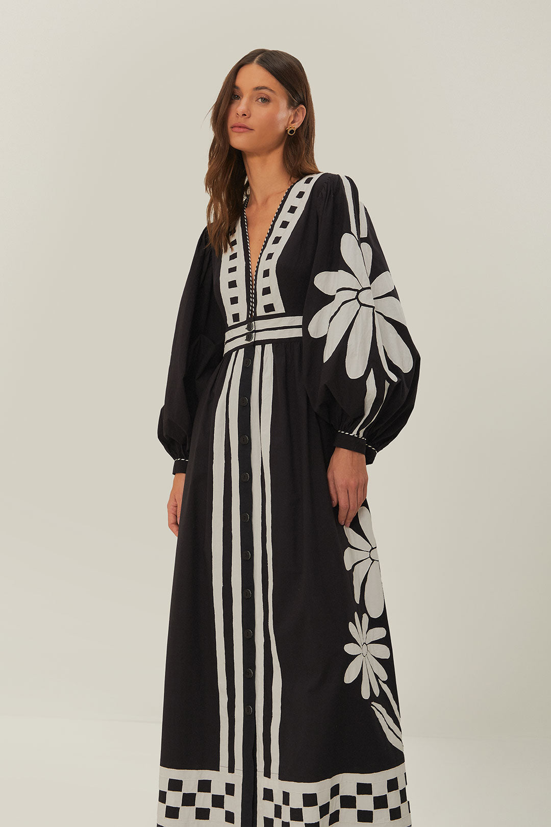 Nature Black Maxi Dress