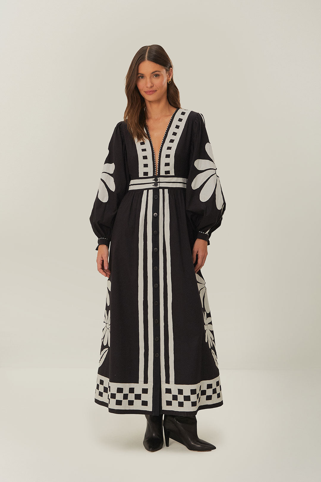 Nature Black Maxi Dress
