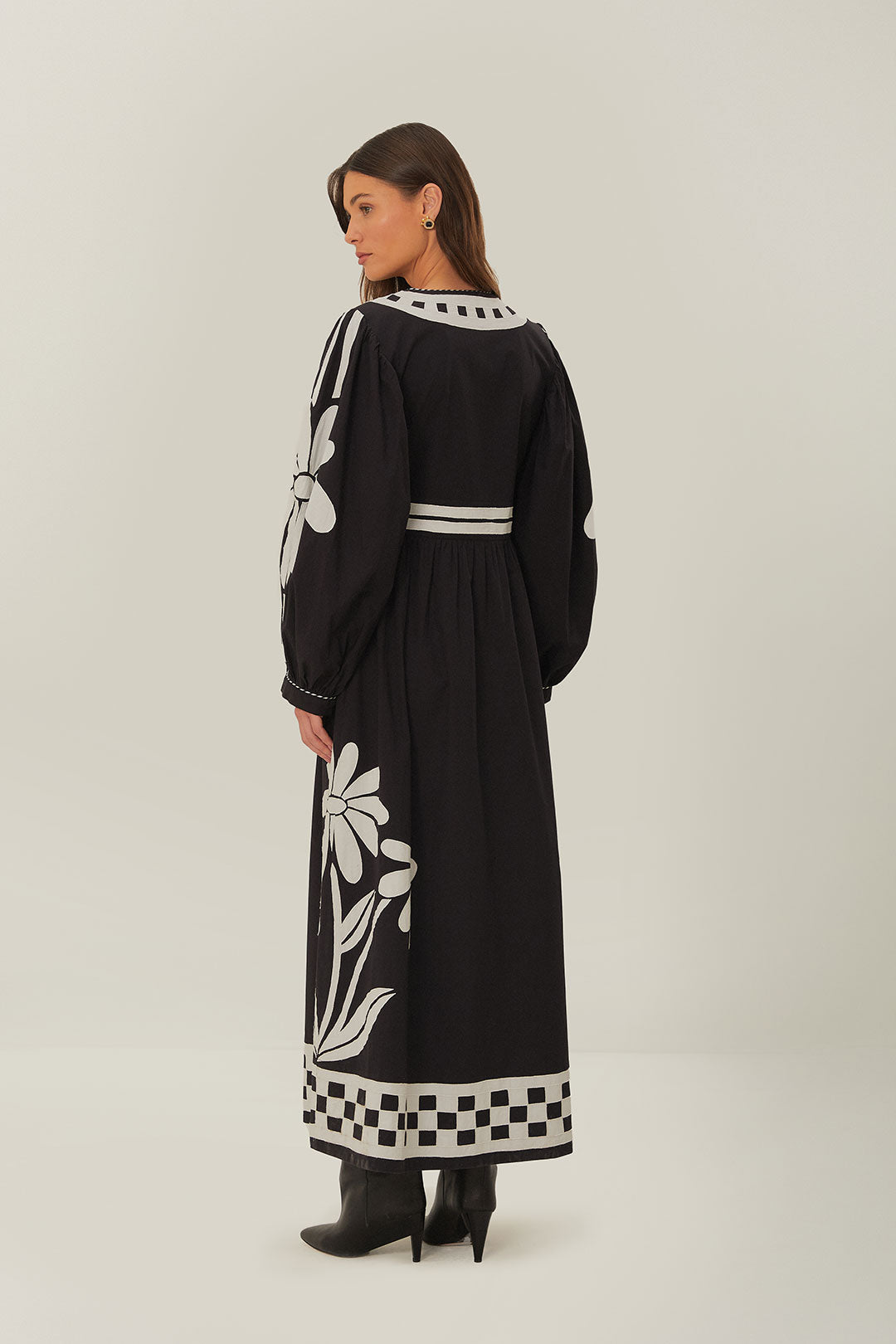 Nature Black Maxi Dress