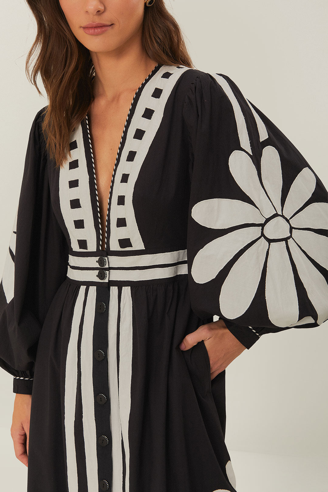 Nature Black Maxi Dress