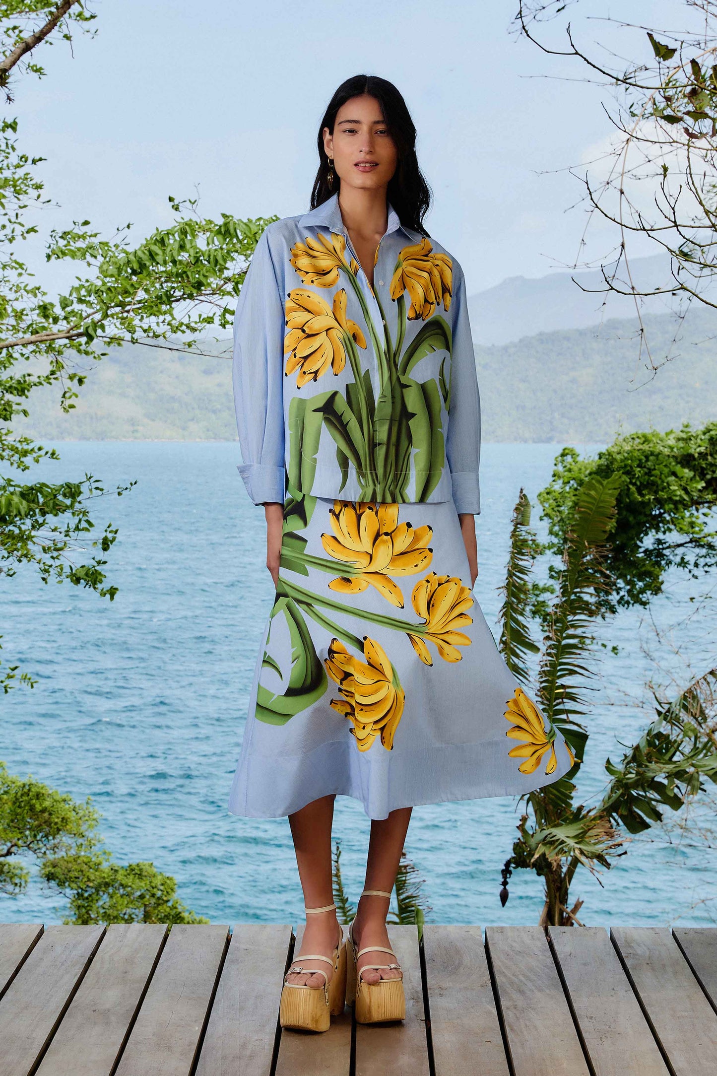 Banana Cocina Striped Shirt